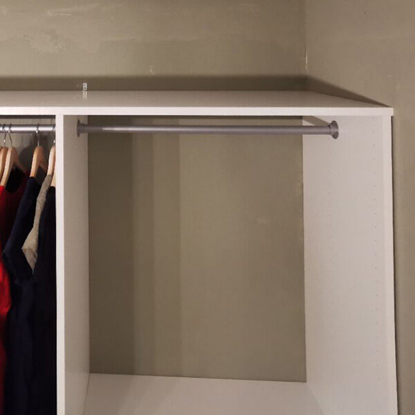 garderobestang til skyvedørsgarderobe tilpasset på mål