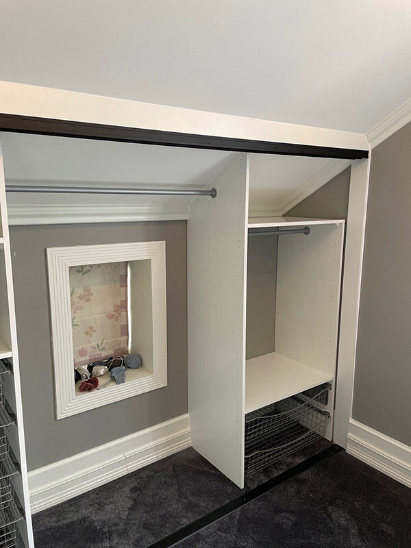 skreddersydd innredning tilpasset på mål for skråtak