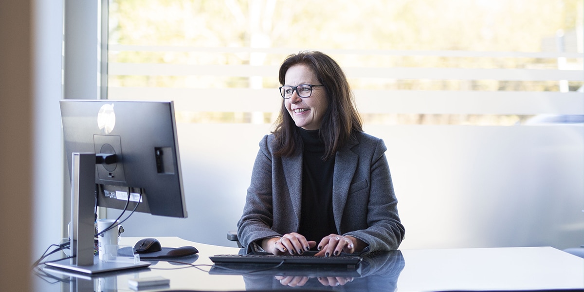 Serviceinnstilte Anita ved Garderobemekka Lørenskog