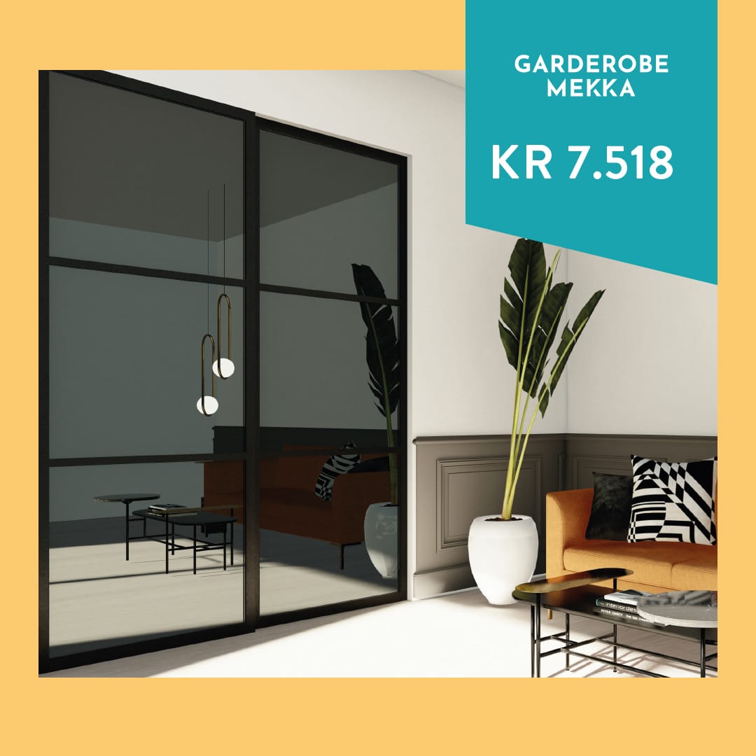 Januarsalg! 40% på skyvedører*