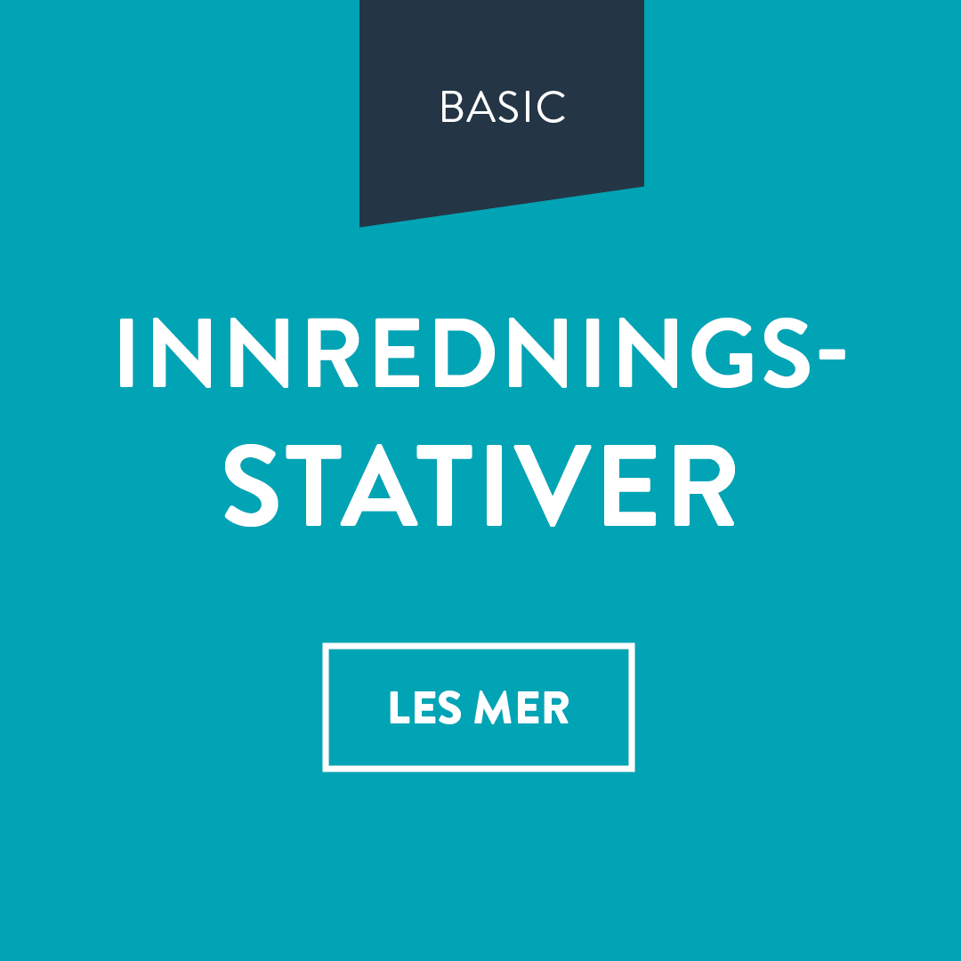 Innredning i stativer til garderoben