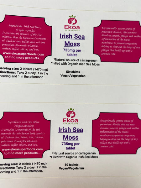 Irish Sea Moss (50 capsules)