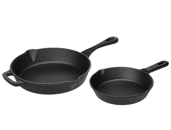 Seasoned Cast Iron 5-Piece Kitchen Cookware Set, Pots and Pans